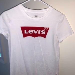Levis basic white tee size s